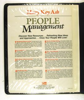 People Management Mary Kay Ash Cassette Nightingale Conant