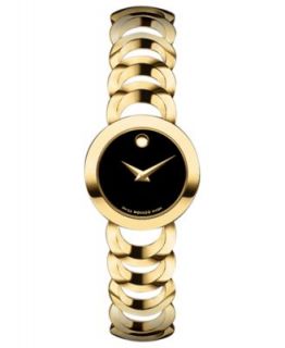 Movado Watch, Womens Swiss Harmony Gold Tone Stainless Steel Bracelet