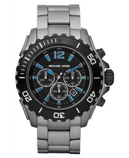 Michael Kors Watch, Mens Chronograph Drake Titanium Bracelet 47mm