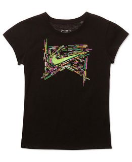 Nike Kids Shirt, Girls Graphic Logo Tee   Kids Girls 7 16