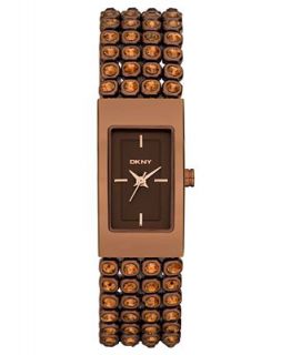 DKNY Watch, Womens Brown Ion Plated Stainless Steel Mesh Bracelet