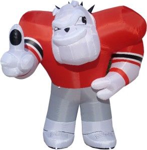 Georgia Bulldogs Hairy Tailgate Inflatable Mascot Logo