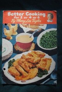 Vtg Cookbook Mary Lee Taylor Pet Milk Kitchen 1951