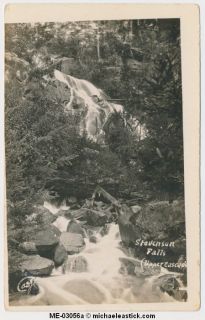 Victoria Stevenson Falls Marysville Kodak Austral Photo Postcard