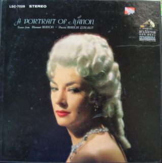Portrait of Manon Massenet Puccini 2 LP VG LSC 7028 Vinyl 1964