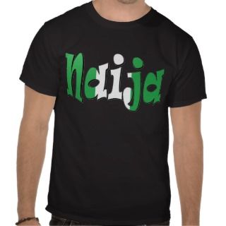 Naija (Nigerian Flag) T shirts