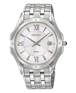 Seiko Watch, Mens Le Grand Sport Stainless Steel Bracelet SGEE93