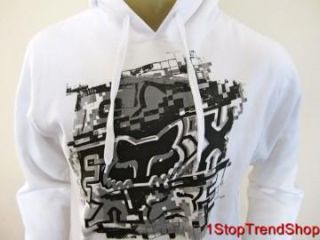 Fox Racing Co Pullover Hoodie Mens White Sizes s M L XL 2XL $50