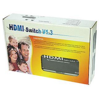 Connectgear Matrix 4 in 2 Out HDMI Switch w Remote