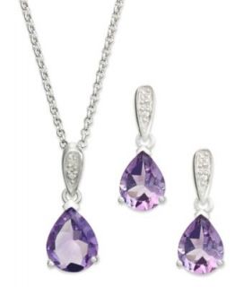 Victoria Townsend Sterling Silver Jewelry Set, Amethyst (2 3/4 ct. t.w