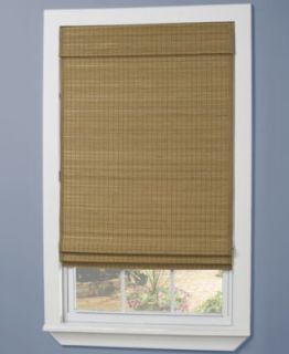 Home Basics Window Treatments, Cordless Bamboo Wood Roman Shades