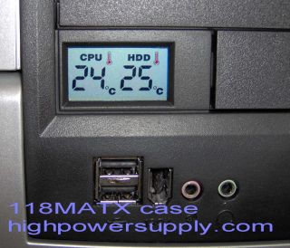Micro ATX Cube HTPC Media Center PC Case w Fan 500W SATA PSU