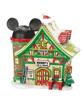 Department 56 Collectible Figurine, Mickeys Village Ski and Skate