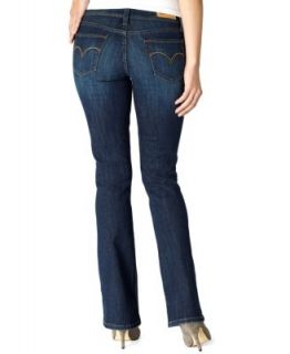 Levis Juniors Jr Curve ID Jeans, Bold Skinny Bootcut Mesa Dark Wash