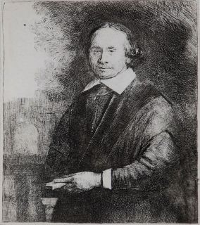 Rembrandt Harmensz Van Rijn Jan Antonides Van Der Linden Etching 1665