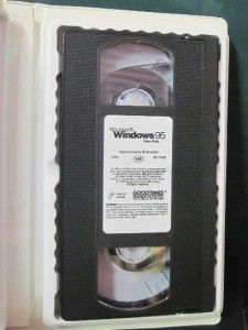 Jennifer ANISTON & Matt PERRY in WINDOWS 95 VIDEO GUIDE VHS Ultra Rare