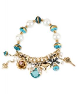 Betsey Johnson Bracelet, Crystal Wrap Bracelet   Fashion Jewelry