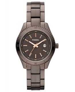 Fossil Watch, Womens Stella Brown Ion Plated Stainless Steel Bracelet