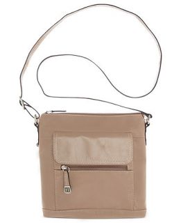 Giani Bernini Handbag, Glazed Leather Crossbody Bag   Handbags
