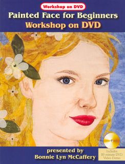 PAINTED FACE FOR BEGINNERS Bonnie McCaffery NEW DVD + Booklet Portrait