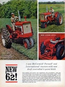 1962 McCormick Farmall 404 504 Tractor Original Color Ad