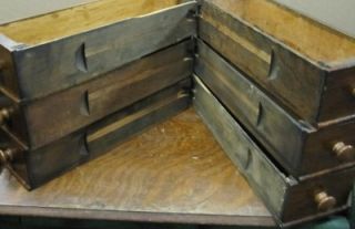 Vintage McCaskill Treadle Sewing Machine Cabinet Nice Oak Drawers