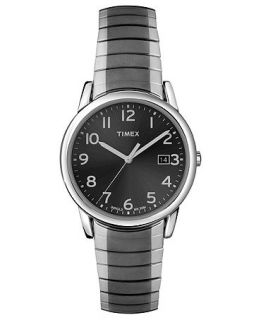 Timex Watch, Mens Gunmetal Tone Expansion Bracelet 35mm T2N949UM