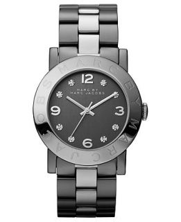 Marc by Marc Jacobs Watch, Womens Silver and Gunmetal Ion Plated