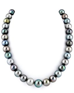 tahitian multicolor pearl necklace aaaa quality sku 912 tssp mca price