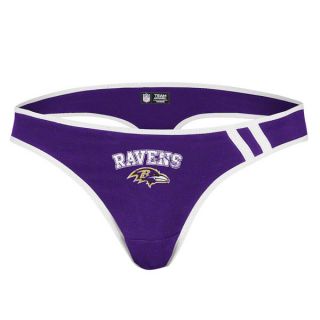 Baltimore Ravens Womens Mystic Memory III Purple Thong