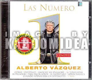 CD + DVD ALBERTO VAZQUEZ Las Numero Uno 1 NEW SEALED Exitos Edicion
