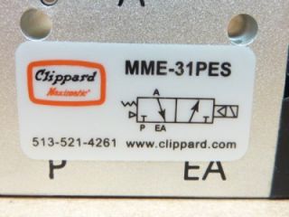 New Clippard Maximatic Valve MME 31PES 39454
