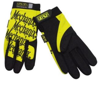 New Mechanix Wear Crew Gloves Yellow XL