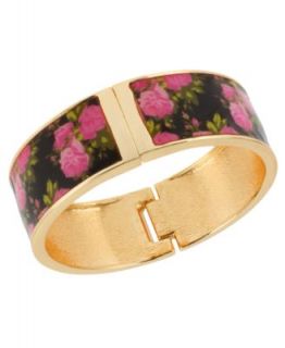Betsey Johnson Ring, Gold Tone Im a Survivor Breast Cancer Ring