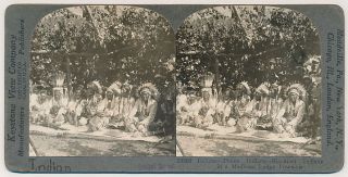 Indian SV BLACKFEET Indians Medicine Lodge powwow 1920s