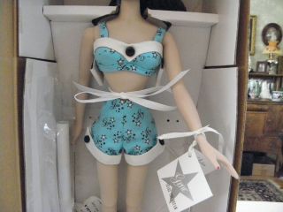 Gene Marshall Collection Doll Mel Odom 16 Wearing Blue 50s Short Set