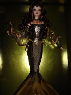 New 08 1st Fantasy Greek Medusa Snake Barbie w Shipper