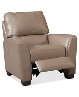 with Vinyl Sides & Back Glider Recliner Chair, 45W x 42D x 41H