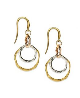 42 50 alfani earrings tri tone linear branch drop earrings $ 18 00