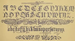 Lettering, Monograms, Ciphers, Alphabets, Embroidery 40 Old Books on