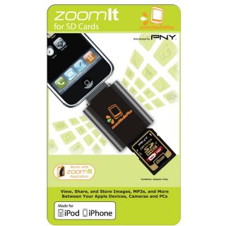 PNY Zoomit SD Memory Card Reader for iPod Touch 4G 3G