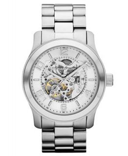 Michael Kors Watch, Mens Automatic Stainless Steel Bracelet 45mm