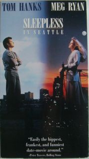 Seatle VHS Movie Video Tape Tom Hanks Meg Ryan LK New Free SHIP