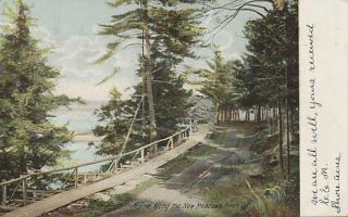 Postcard 1907 Maine Along The New Meadows River
