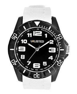 Unlisted Watch, Mens White Silicone Strap 48mm UL1209