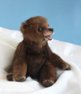 Fur Baby BROWN BEAR CUB teddybear ~ by artist Melisa of Melisas Bears