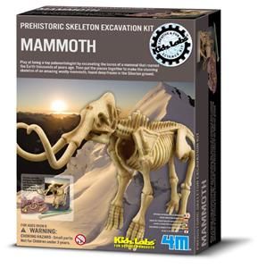 TOYSMITH 4M #3553 Prehistoric Skeleton Excavation Kit   Woolly Mammoth