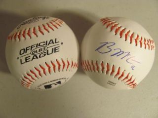 Brian McCann Braves Autographed Baseball w COA