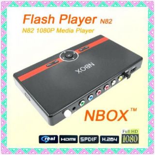 NBOX N82 HDMI HDD 1080p Media Player Flash TV H 264 HD