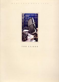 1988 Mercedes Benz 300 Class Sales Book Technical Specifications